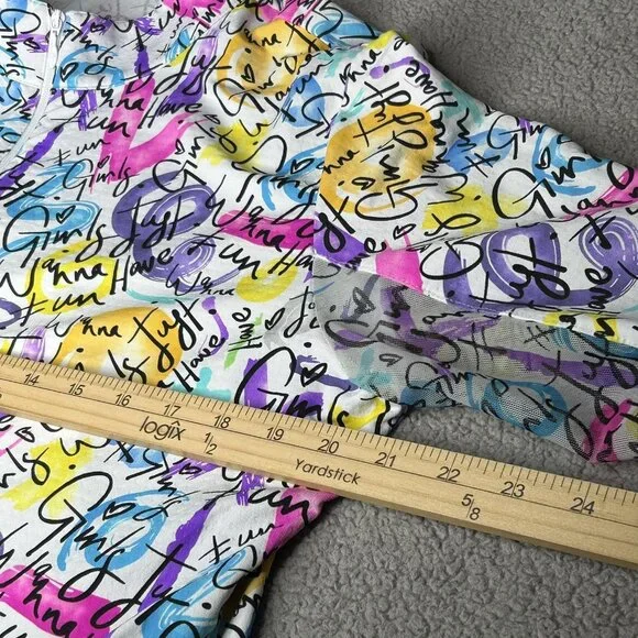 IBKUL Quarter Zip Shirt Womens XL Multicolor Girls Just Wanna Have Fun Golf UPF - Picture 7 of 11